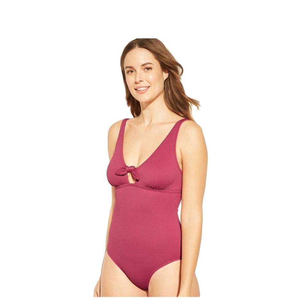 Kona Sol Pink One Piece Swimsuit